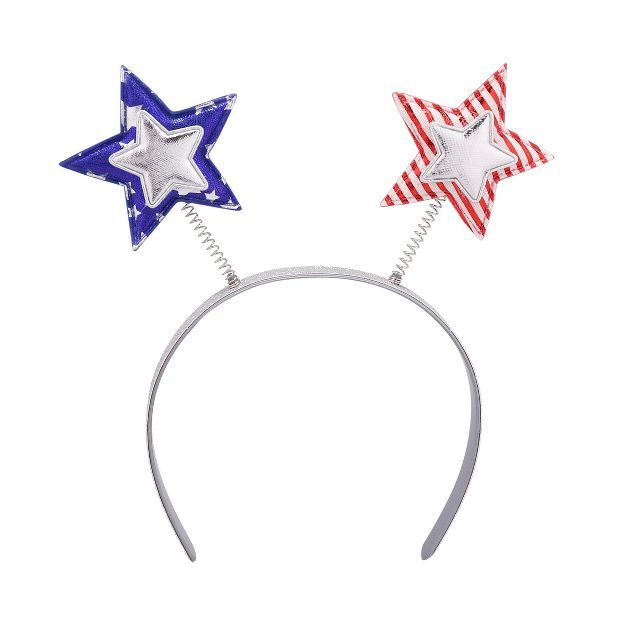 Parade Headband Stars Red/White/Blue - Sun Squad™ | Target