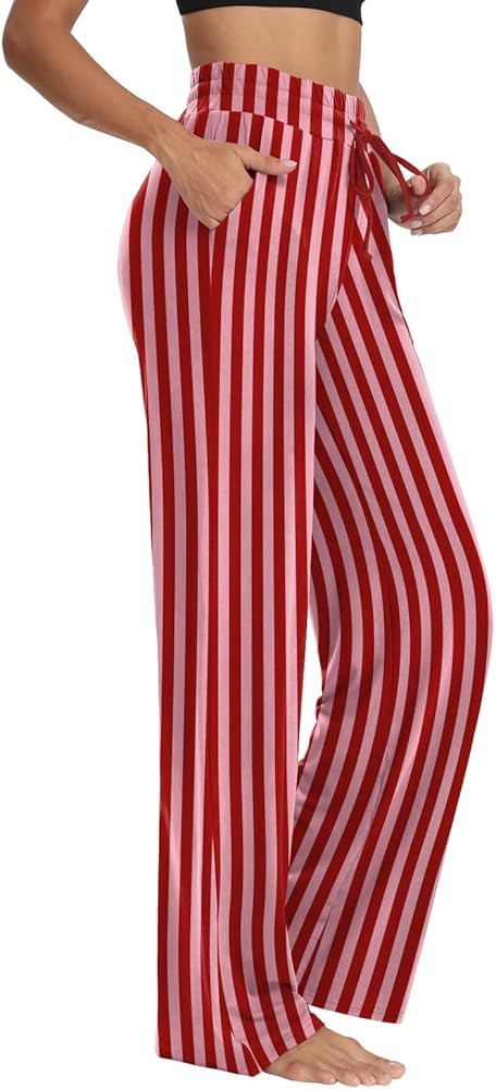 Sarin Mathews Womens Yoga Sweatpants Wide Leg High Waisted Lounge Pajamas Pants Comfy Workout Loo... | Amazon (US)