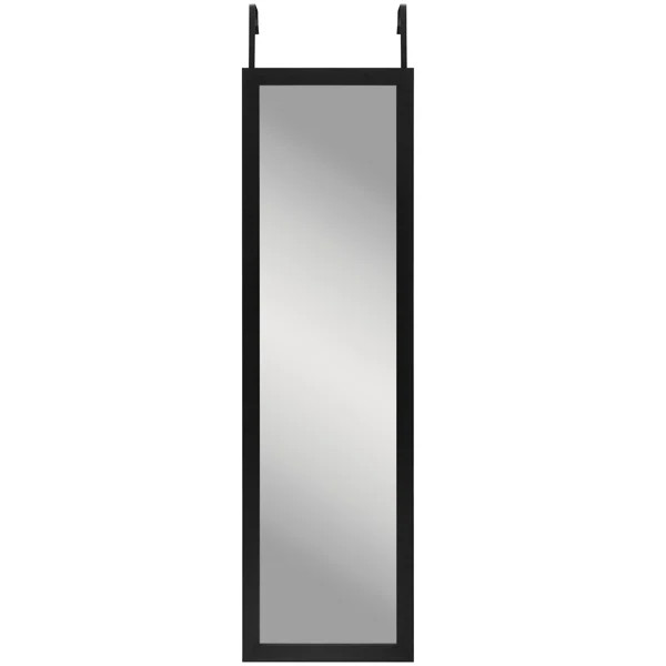 Anjolina 12 x 48 Over The Door - Full Length Hanging Mirror with Shatter-Resistant Glass | Wayfair North America