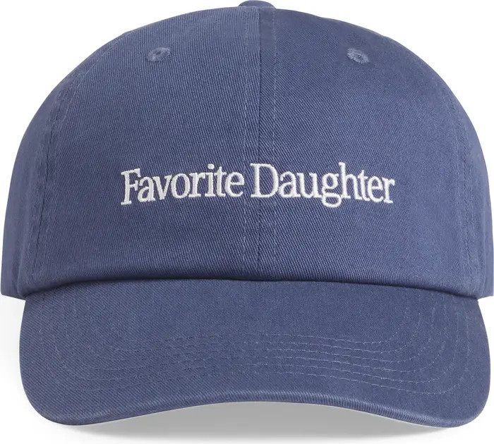 Favorite Daughter Classic Logo Cotton Twill Baseball Cap | Nordstrom | Nordstrom