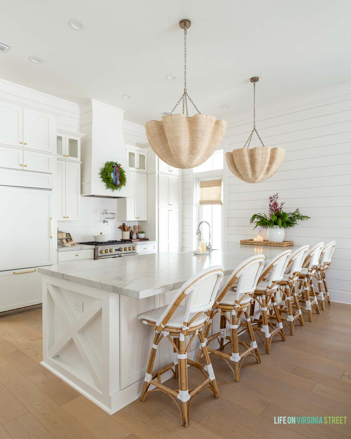 Christmas kitchen decor // Coastal holiday decor  

 #LTKHoliday #LTKSeasonal #LTKHome