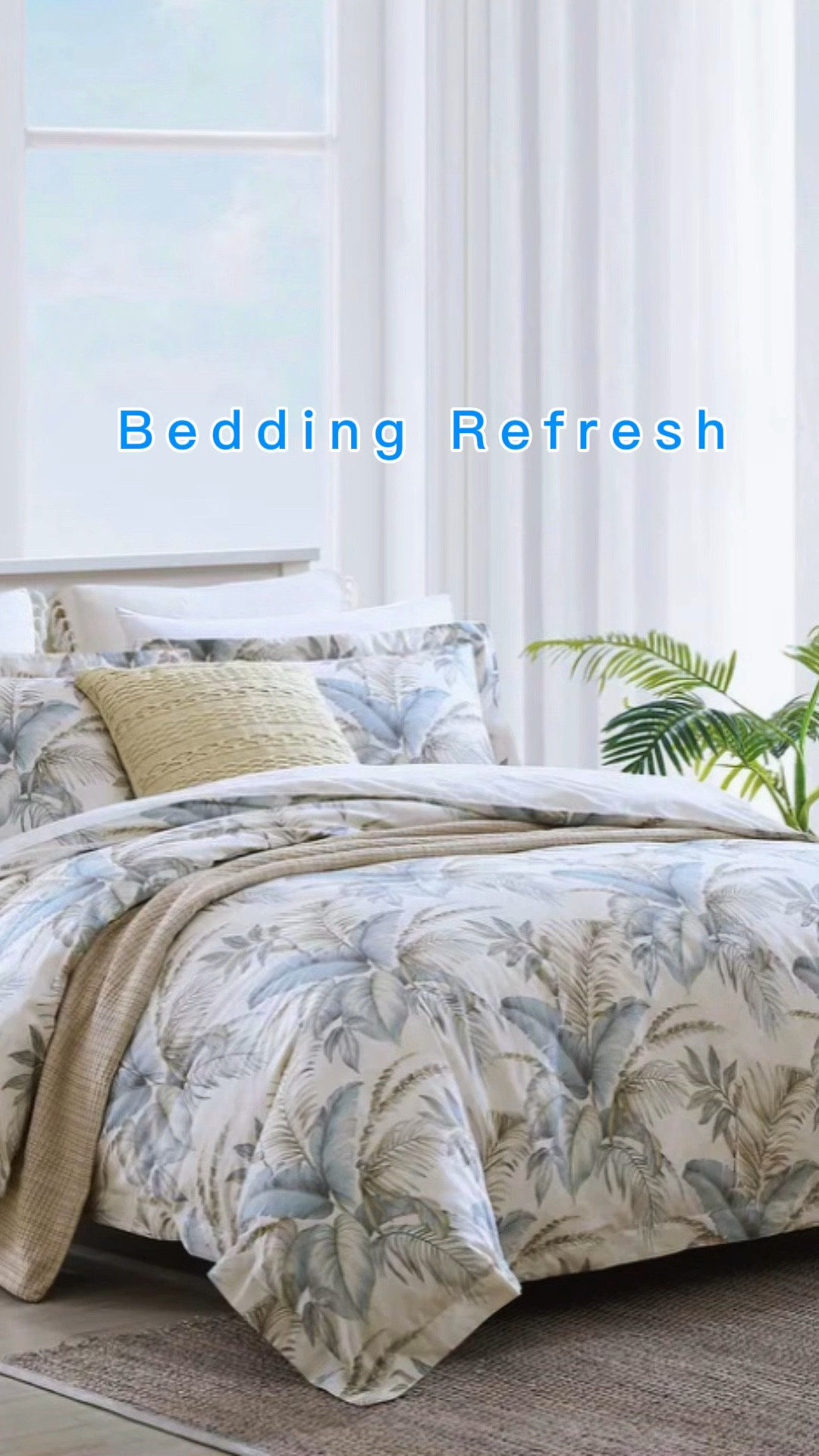 I am ready for a bedding refresh in our master bedroom. I am looking for styles that are the color of the beach, sand and water. These finds are in my cart. 

#LTKOver40 #LTKHome