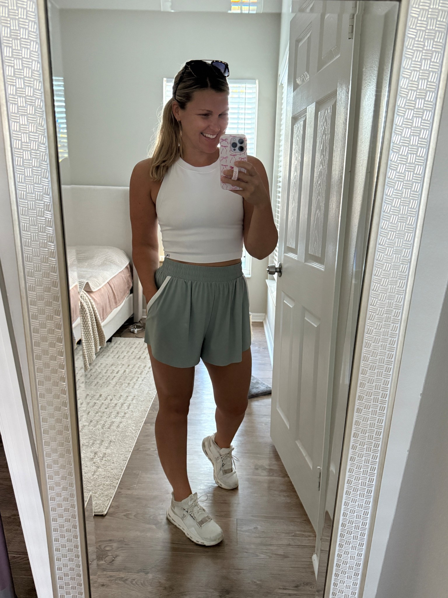 okkk think I might’ve found my new fav SHORTS!! Of course…🎯

Fabric is smoother than buttah, so light and airy, lined, and CUTE! 🥰 

+ paired it with my favorite high neck tank 

medium in both 

#LTKActive #LTKFindsUnder50