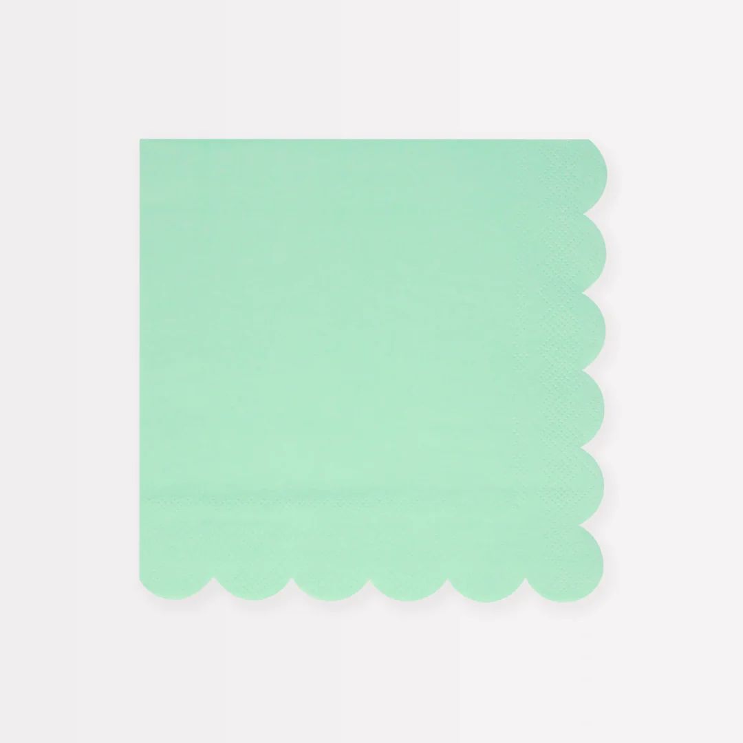 Sea Foam Green Large Napkins | Ellie and Piper
