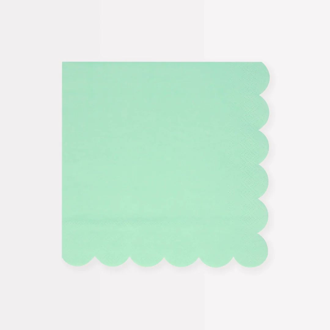 Sea Foam Green Large Napkins | Ellie and Piper