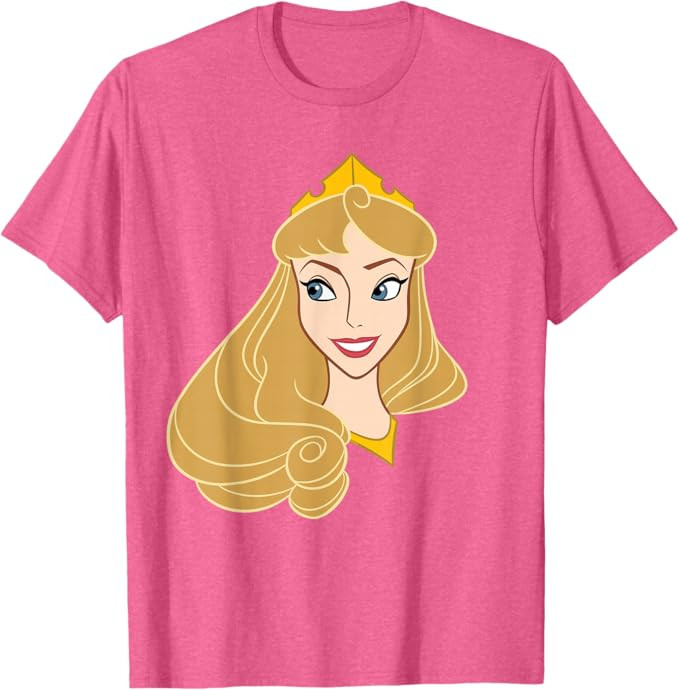 Disney Sleeping Beauty Princess Aurora Big Face Costume T-Shirt | Amazon (US)