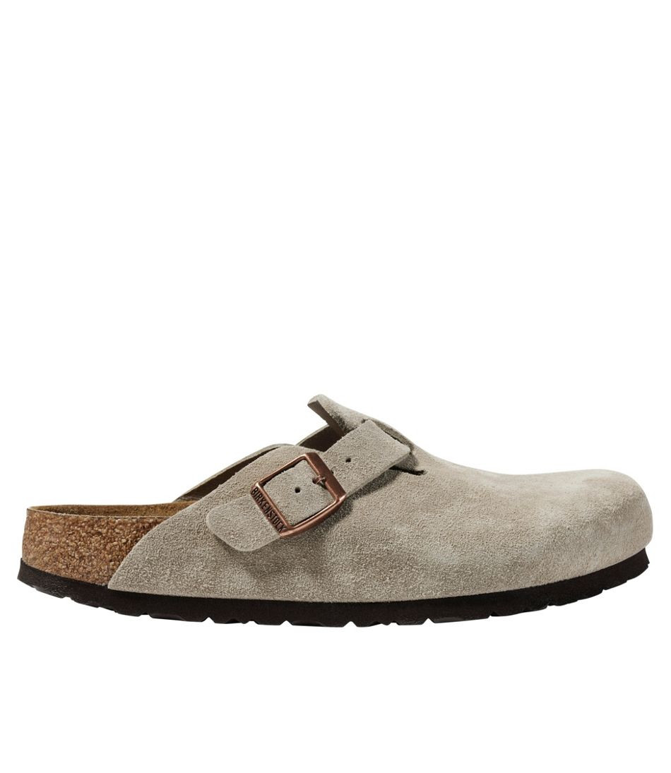 Women's Birkenstock Boston Clogs, Suede Soft Footbed | L.L. Bean