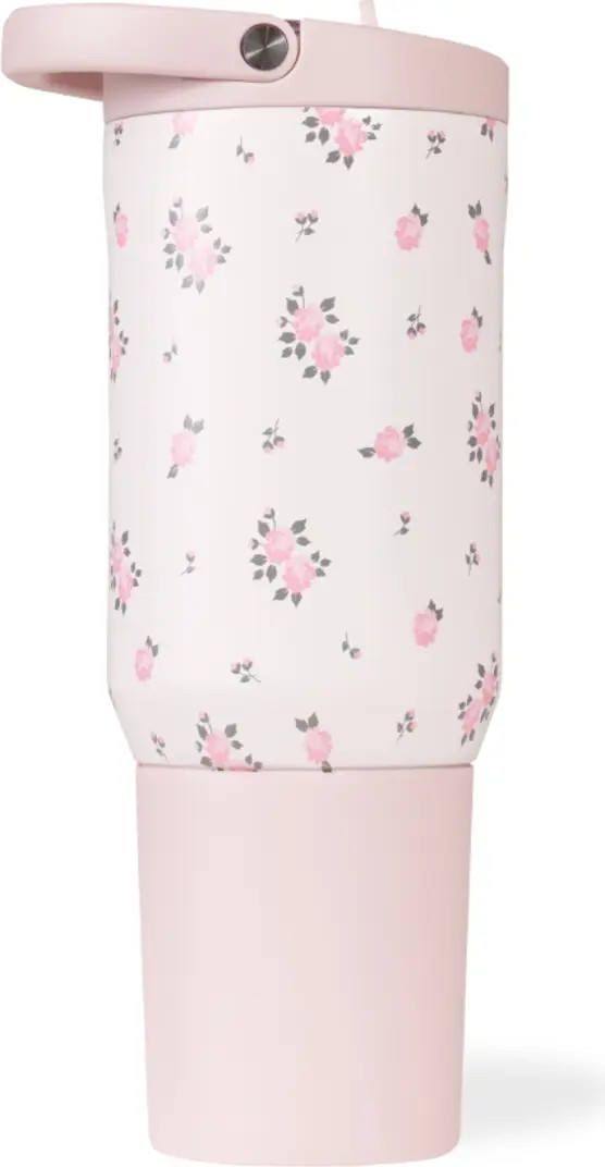 Sport Insulated Stainless Steel Water Bottle with Flip Straw and Swivel Handle for Gym & Outdoors | Nordstrom