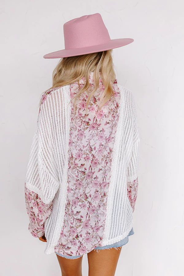 Romantic Bliss Knit Button Up | Impressions Online Boutique