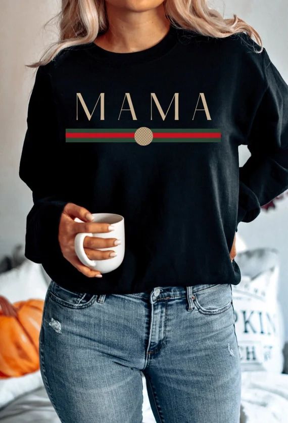 Mama Crewneck Sweatshirt | Etsy (US)