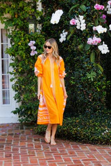 Coatue Caftan - Nectarine | Julia Amory