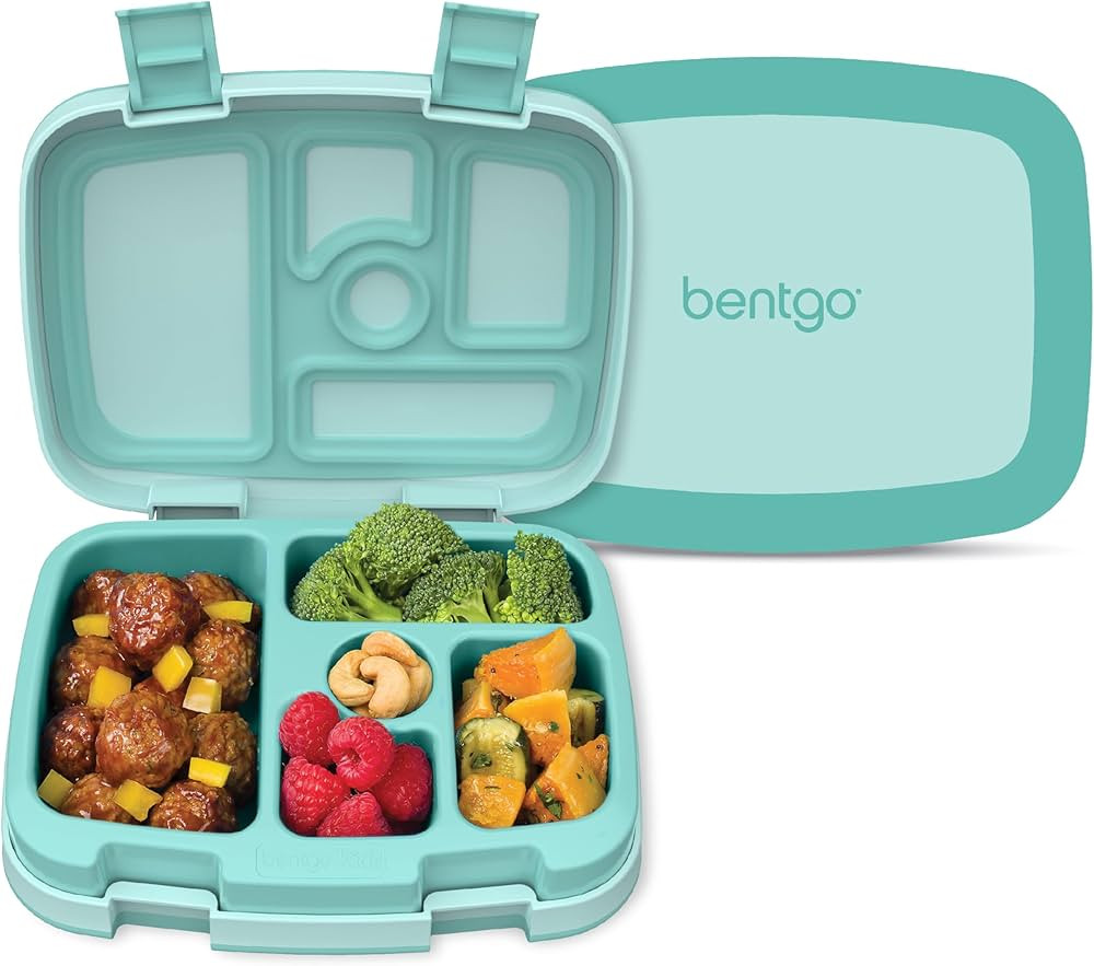 Bentgo Kids Bento-Style 5-Compartment Leak-Proof Lunch Box - Ideal Portion Sizes for Ages 3 to 7 ... | Amazon (US)