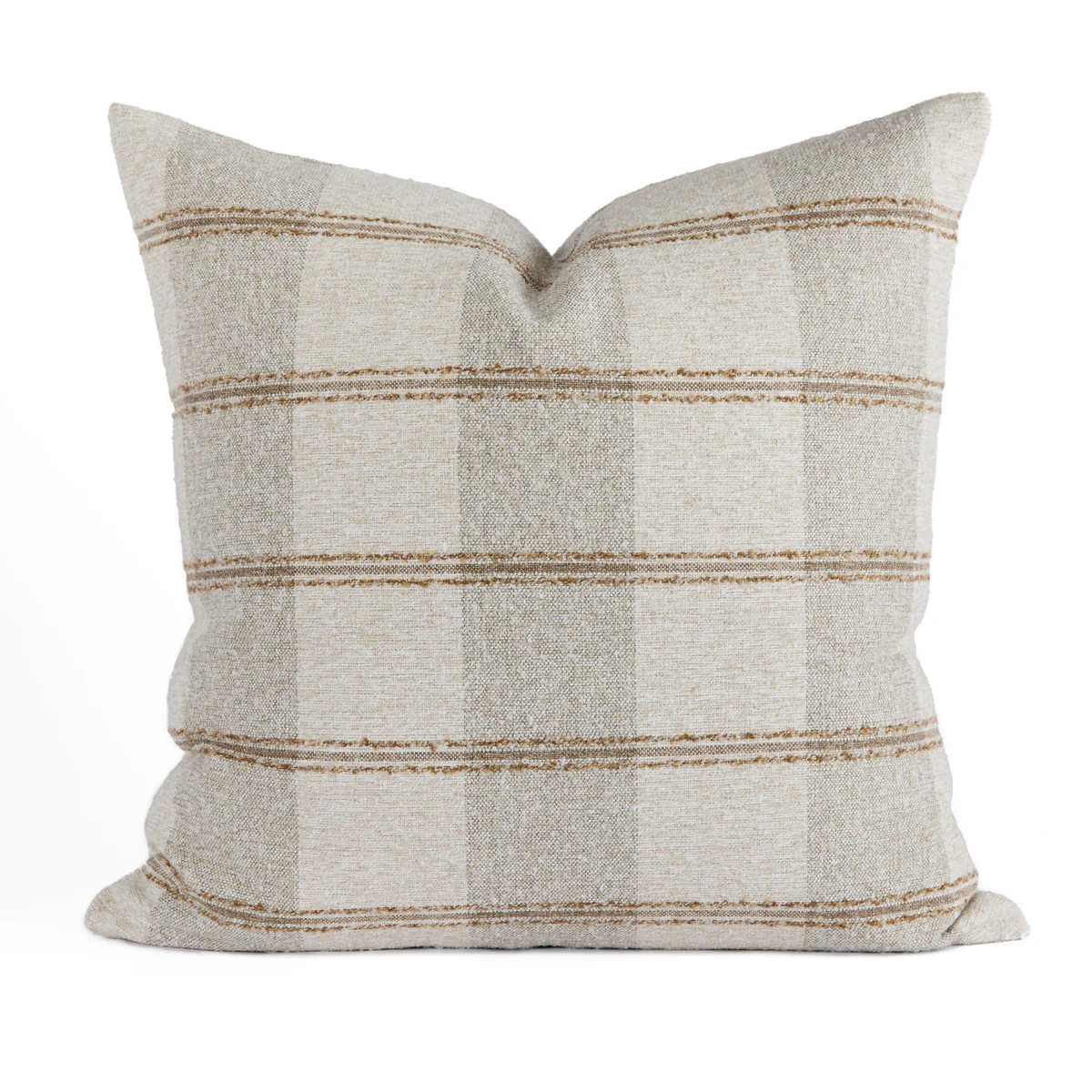 Buckley 22x22 Pillow, Wheat | Tonic Living