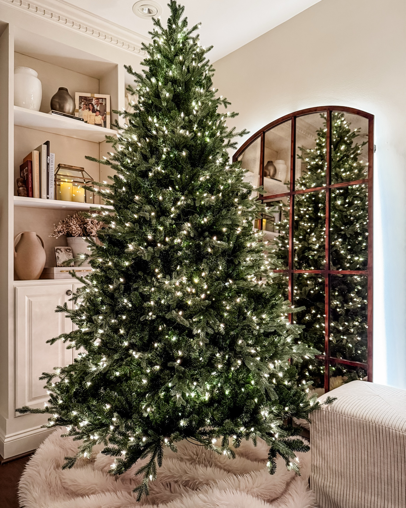 Twilight Sparkling Evergreen Tree 🎄 I designed a Christmas tree as part of my Simply Stunning Collection on QVC. I made sure it looks like it was freshly cut and brought in from the forest! Uniquely constructed with both the timeless beauty of incandescent lighting and the duel magic of LED illumination, this tree creates a dreamy, warm glow with multiple lighting features. 

#LTKHoliday #LTKFamily #LTKHome