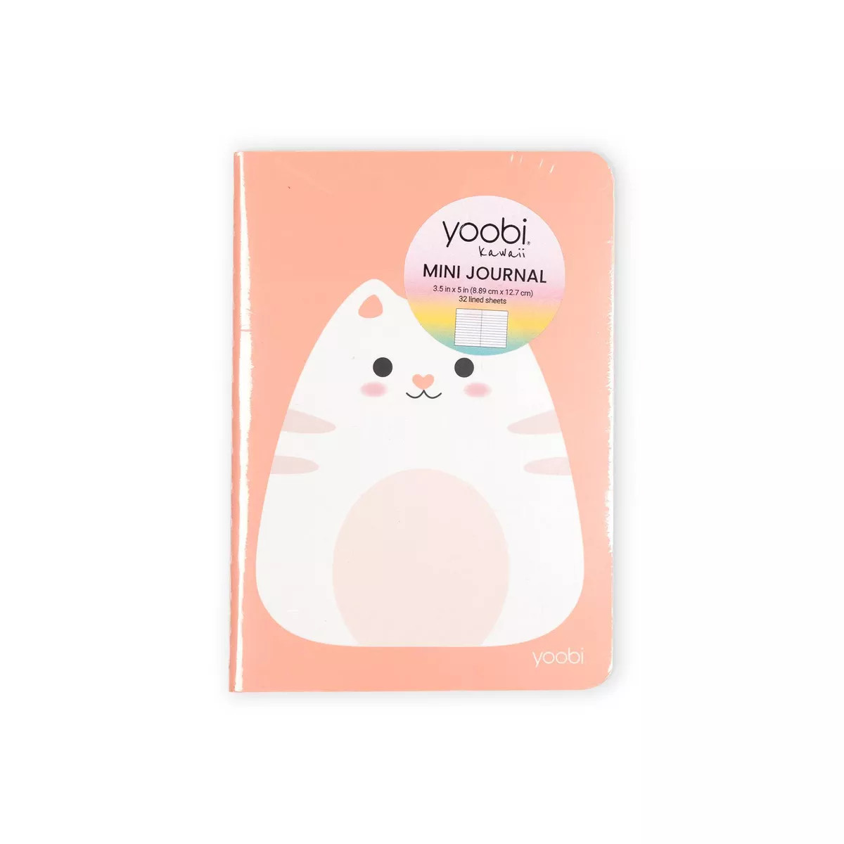 Yoobi Kawaii Journal 3.5"x5" Mini Cat | Target