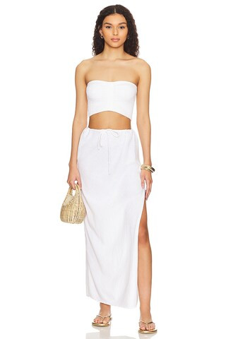 LSPACE Summer Feels Skirt in Cream from Revolve.com | Revolve Clothing (Global)