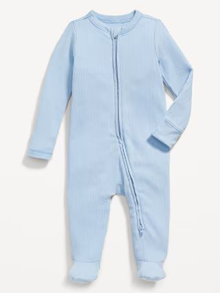 Unisex 2-Way-Zip Sleep &amp; Play Footed One-Piece for Baby | Old Navy (US)
