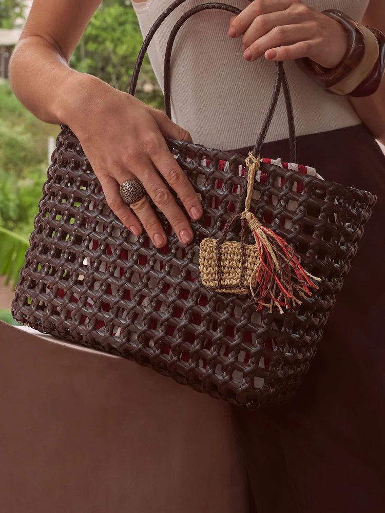Friends Like These Weave Basket Beach Bag | Next EU