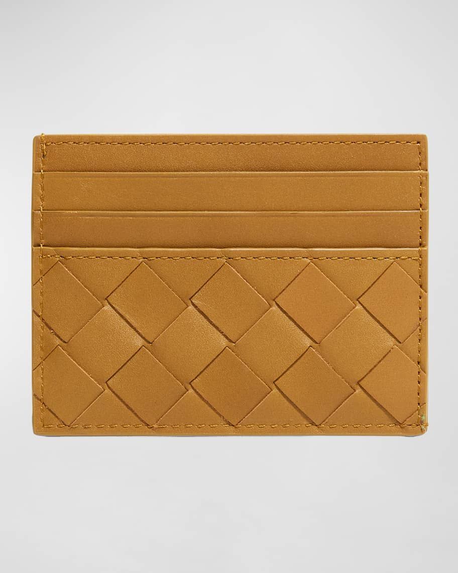 Bottega Veneta Men's Intrecciato Leather Card Case | Neiman Marcus