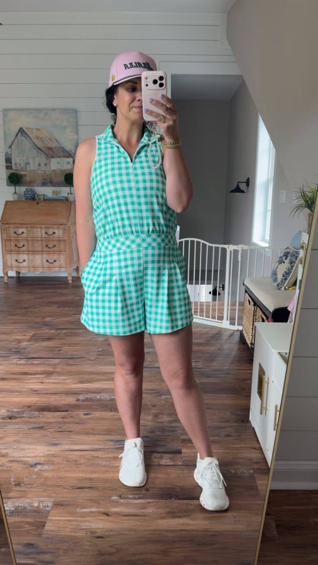 This athletic romper is SO cute, comfy and very flattering + it’s only $40 🎉 

Comes in this cute green gingham and a classic navy with white trim — every thing about this romper is a WIN👏🏼👏🏼👏🏼 the colors, the fabric, and fit are SO cute and they truly give designer athletic dress vibes (think Addison Bay style) but for a fraction of the price 🙌🏼

This outfit has been on repeat for me all spring and will be all summer too🌷☀️Think walks, trips to the  playground, running errands, play dates, grabbing coffee or lunch, travel days, and just everyday life✨ 

Such a good deal for athletic wear this cute 👏🏼

I’m not gatekeeping this find!!! Grab your favorites before they sell out 🌸🌿💛

#athletic #athleticwear #active #activewear #athleisure #momoutfit #momfit #lookforless #stylefinds #fashiondeal #affordablefashion #momstyle #everydaystyle #ltkstyle #ltkfinds #target #targetstyle #targetfinds #targetfashion #taegetdoesitagain #budgetfriendlystyle #classicstyle #styleonabudget #spring #springstyle #springfashion #summer #summerstyle #summerfashion #style #fashion #preppy #preppystyle #grandmillenial #grandmillenialstyle #ladies #ladiesfashion #ladiesstyle #classic #classicstyle #chic #timeless #timelessstyle #sale #salealert #majorsale #deal #dealoftheday 

#LTKootd #LTKdayinmylife #LTKmomlife