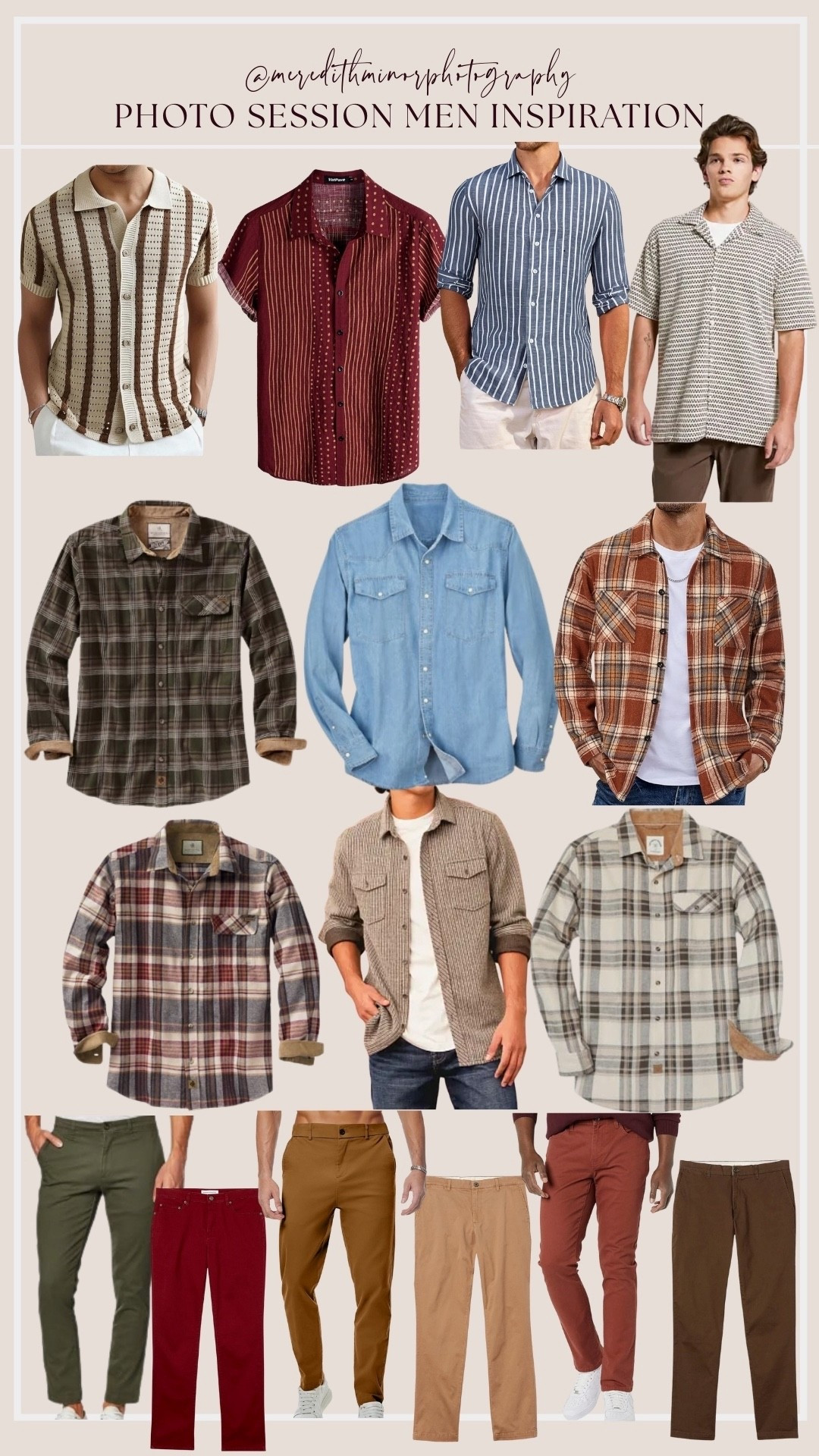 Button-downs never fail for dads—classic, polished, and perfect for family photos. I pulled together outfit pairings that coordinate with mom + kids without feeling too stiff. Shop the exact pieces here ↓

#LTKMens #LTKFamily