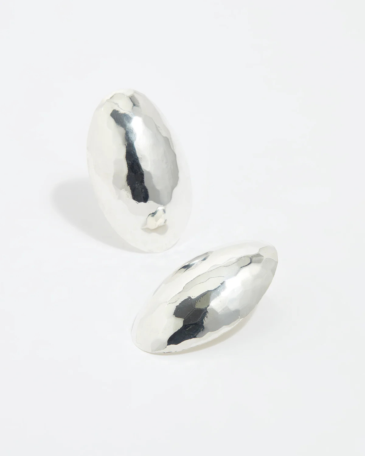 Silver Mandorla Earrings | Soru Jewellery