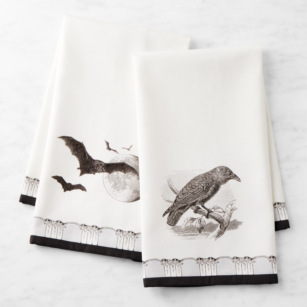 Spooky Soirée Towels, Set of 2 | Williams-Sonoma