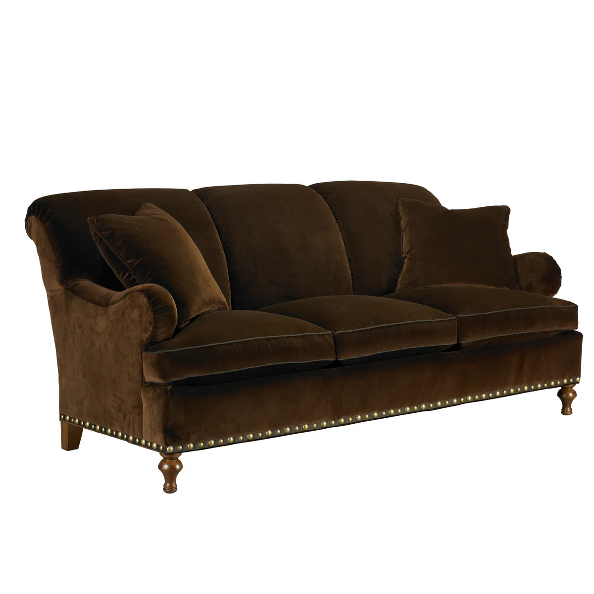 3 Seat Cushions Bridgewater Upholstered Sofa | The Well Appointed House, LLC