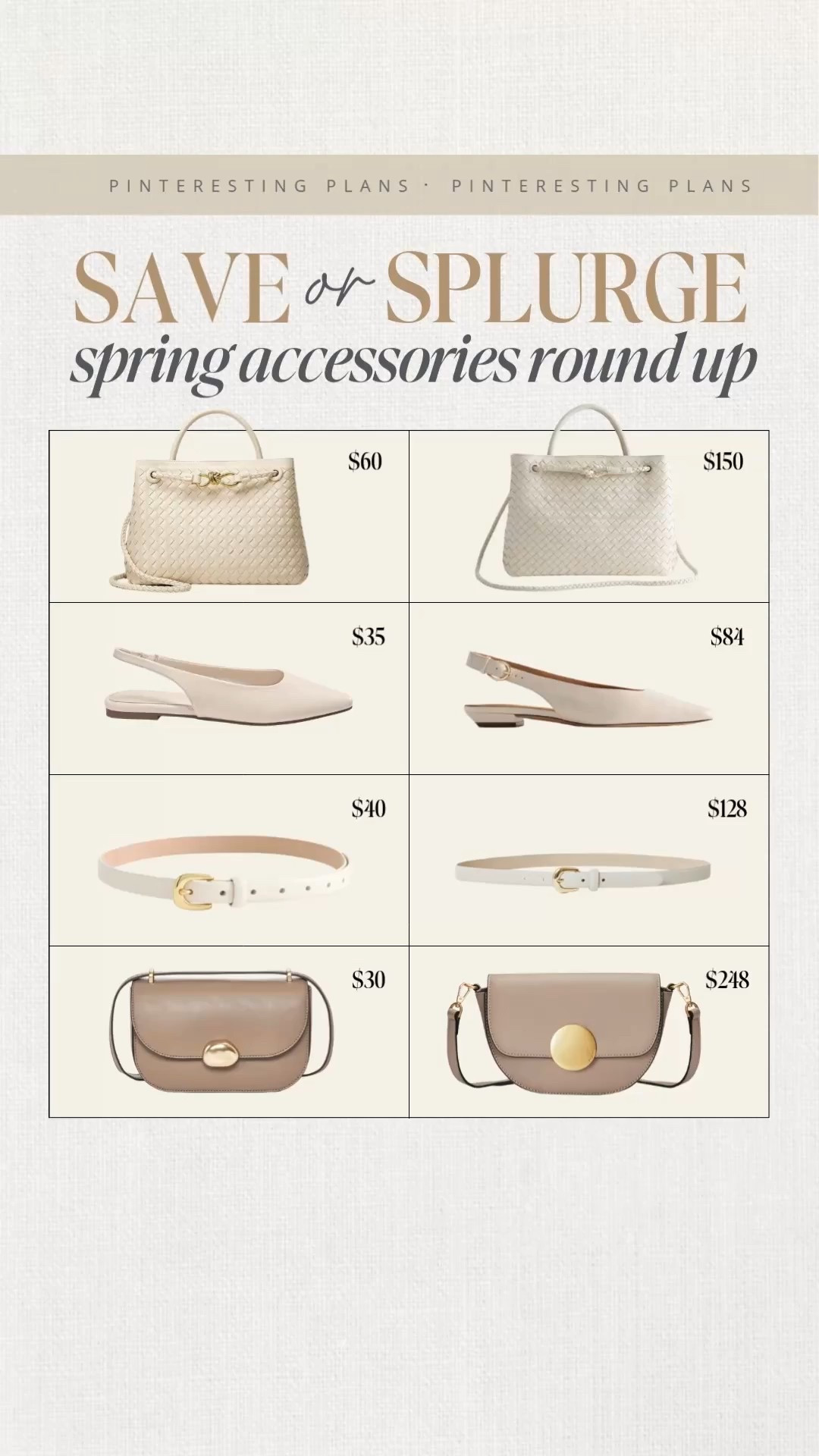 Save or splurge spring accessories round up 🙌🏻🙌🏻

#LTKWorkwear #LTKSeasonal

#LTKWorkwear #LTKootd #LTKSeasonal