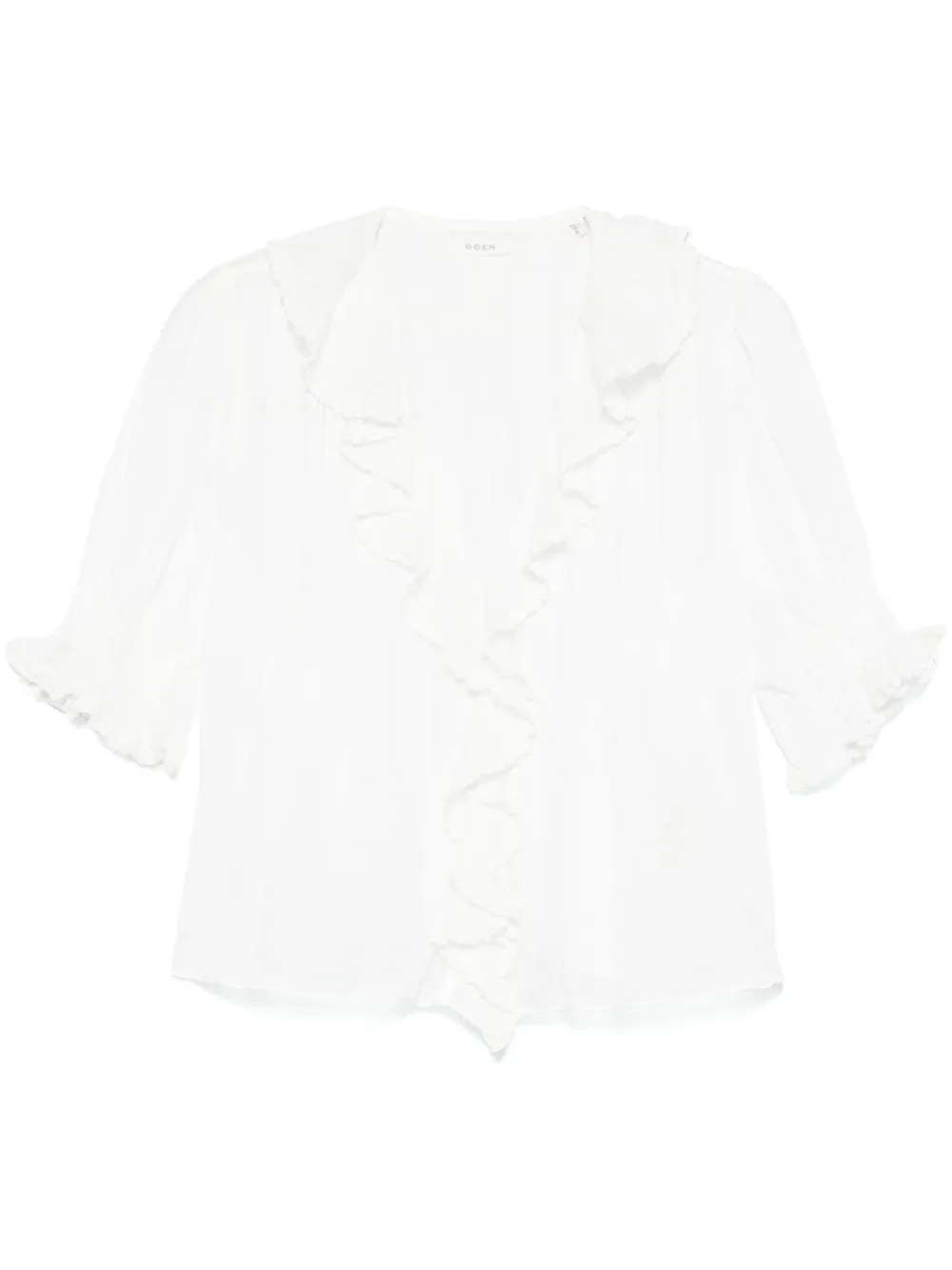 DÔEN Henri Blouse | White | FARFETCH AU | Farfetch Global