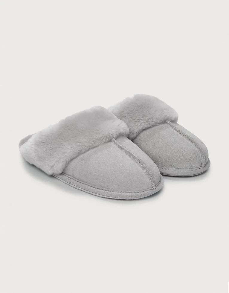 Suede Mule Slippers | Slippers & Socks | The White Company | The White Company (UK)