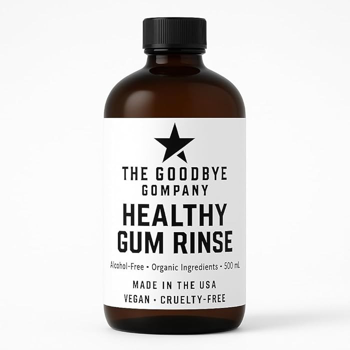 The Goodbye Company Healthy Gum Rinse – Handcrafted Natural Mouthwash for Bleeding Gums, Recedi... | Amazon (US)