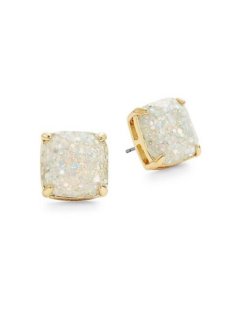 Glitter Square Stud Earrings | Saks Fifth Avenue