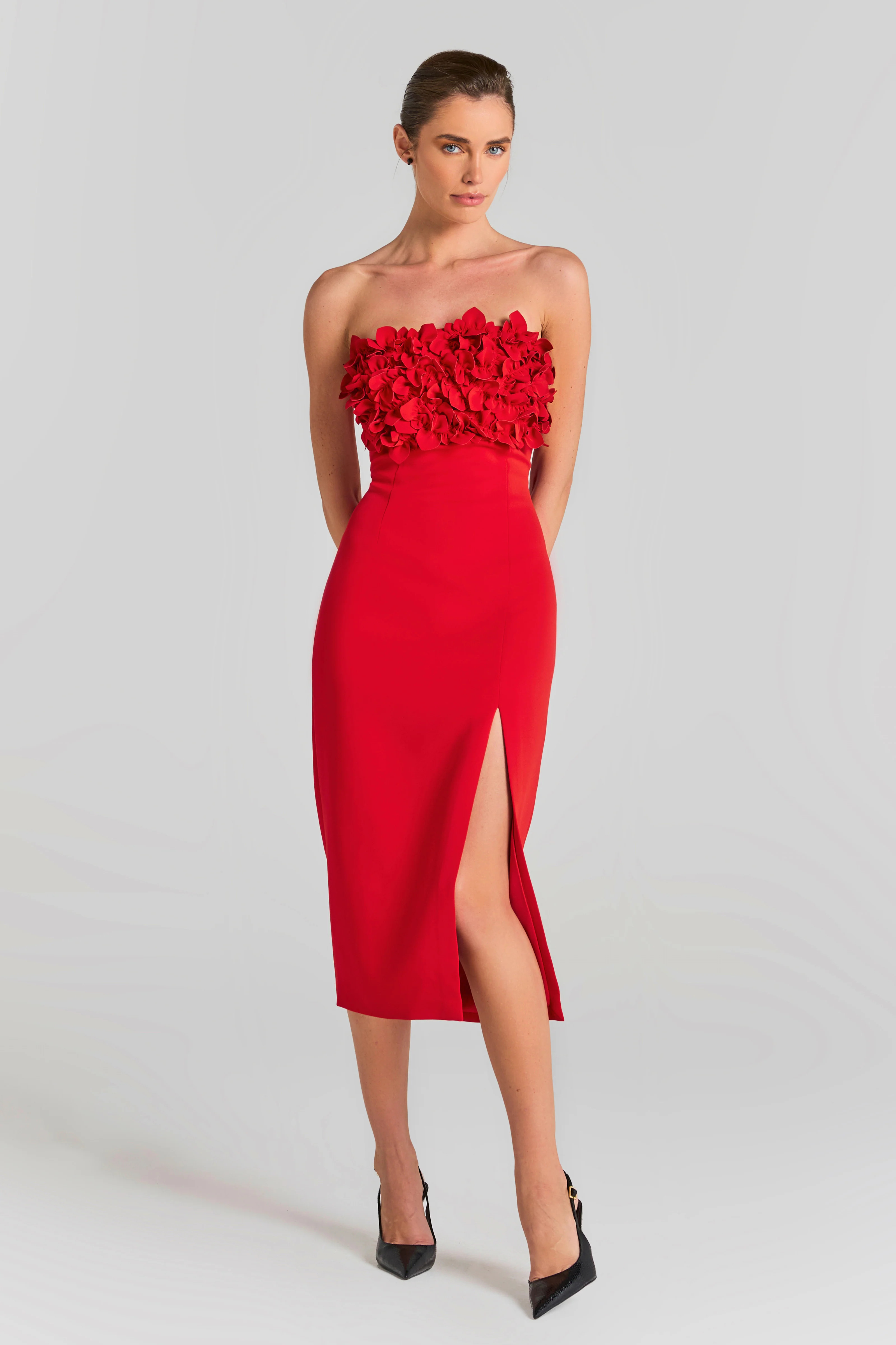 Jasmine Red Dress | Nadine Merabi