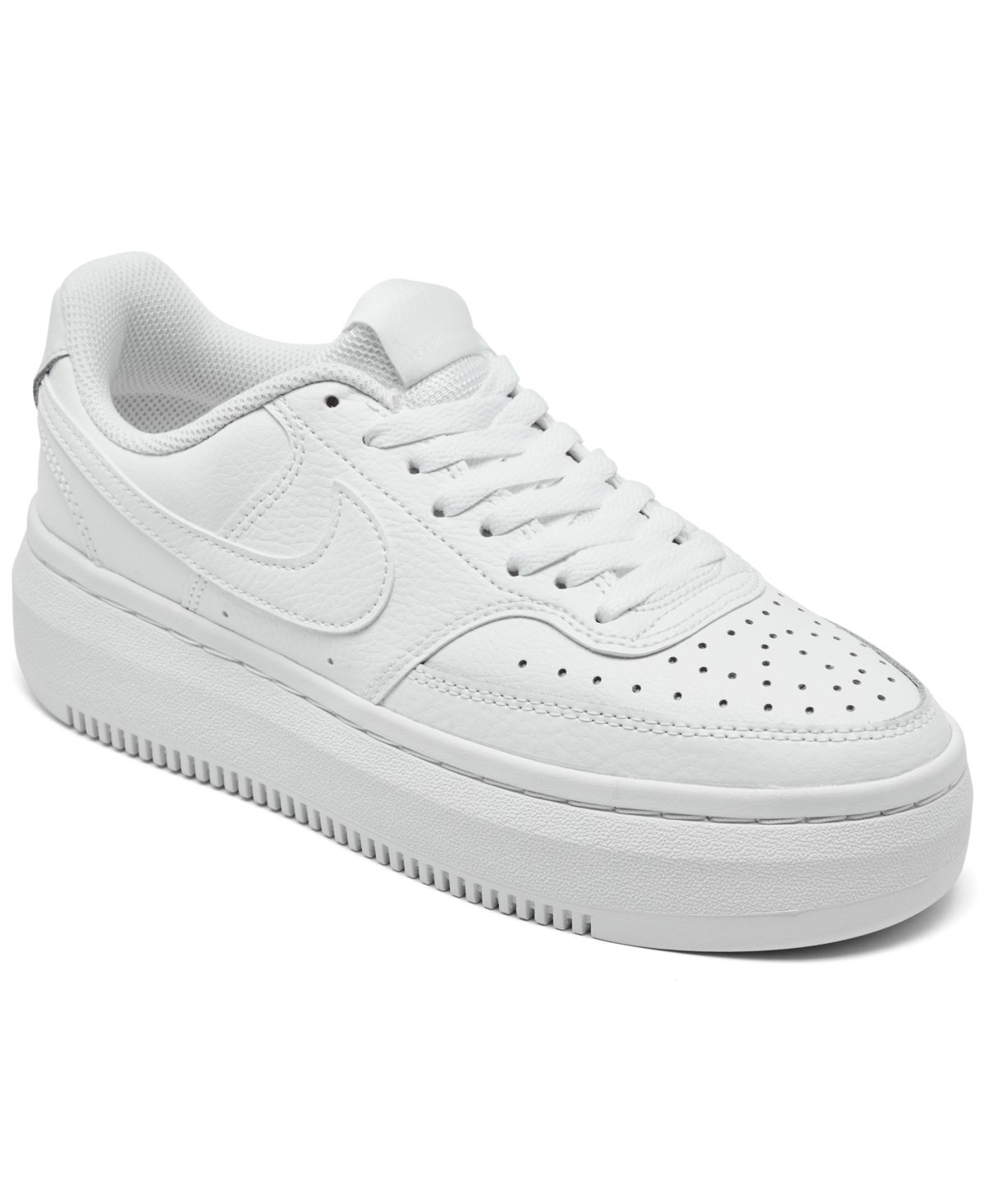Nike Women's Court Vision Alta Leather Platform Casual Sneakers from Finish Line | Macys (US)