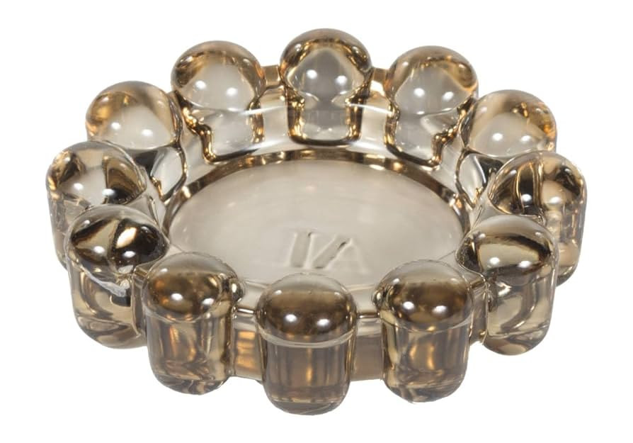 Alice Lane Bubble Candle Dish – Chic Smoky Glass Candle Dish for Home Decor – Decorative Mode... | Amazon (US)