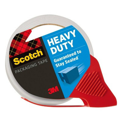 Scotch Heavy Duty Shipping Packing Tape, Strong Seal on All Box Types, 1.88 in. x 54.6 yd., 1 Tape Roll with Dispenser | Target