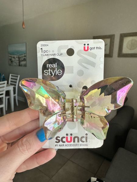 Oversized Butterfly Hair Clip! Yes please. 
I found this cute hair accessory at Walmart for less than $4! 

It’s so cute and matches most spring and summer outfits.

Claw Clips
Butterfly clips
Walmart finds
Walmart fashion 

#LTKsalealert #LTKFind #LTKSeasonal