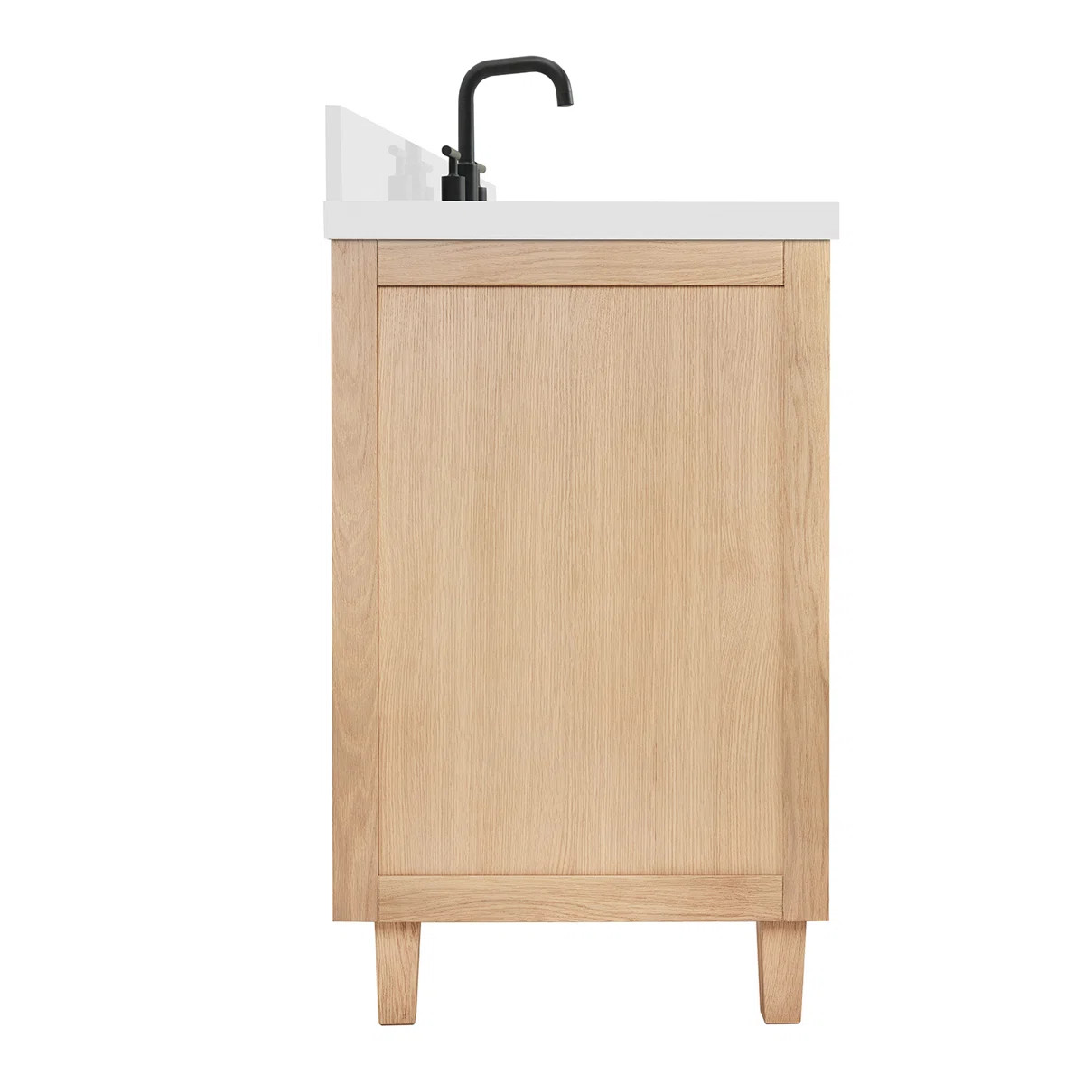 ARIEL Monroe Single Sink Bathroom Vanity with Quartz Top | Wayfair North America