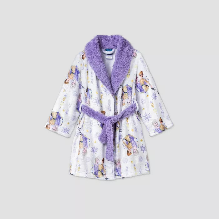 Toddler Girls' Frozen Robe - White | Target
