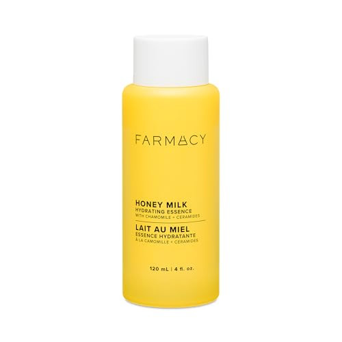Farmacy Hydrating Essence - Hydrating Honey Milk Toner + Facial Essence to Soothe, Moisturize and Strengthen Skin Barrier - Preps Complexion for Skincare Products or Makeup Application (120ml) | Amazon (US)