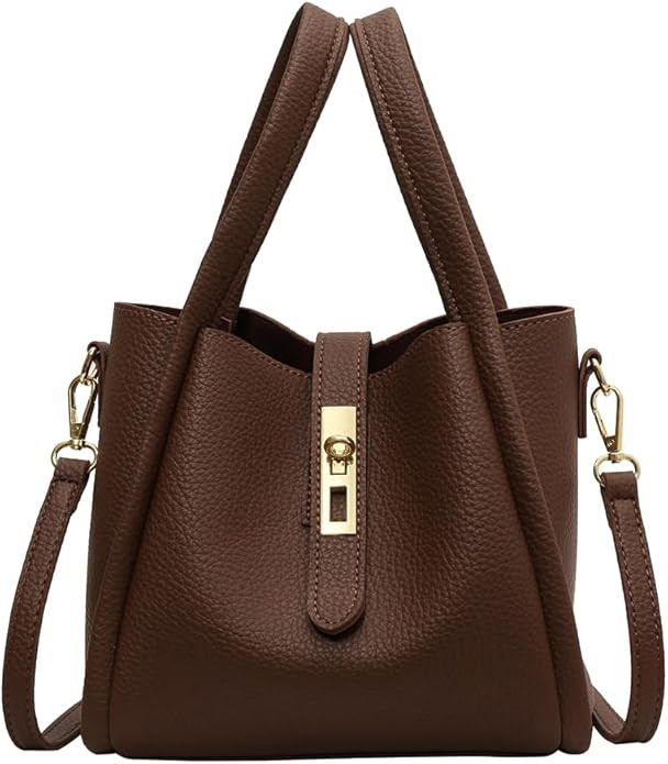 Bucket Bag for Women,Trendy Bucket Crossbody Bag Small Vintage Elegant Tote Bag Women's Shoulder ... | Amazon (US)