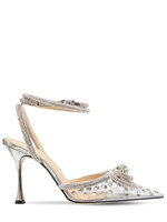 MACH & MACH100MM DOUBLE BOW PVC & LEATHER PUMPS | Luisaviaroma