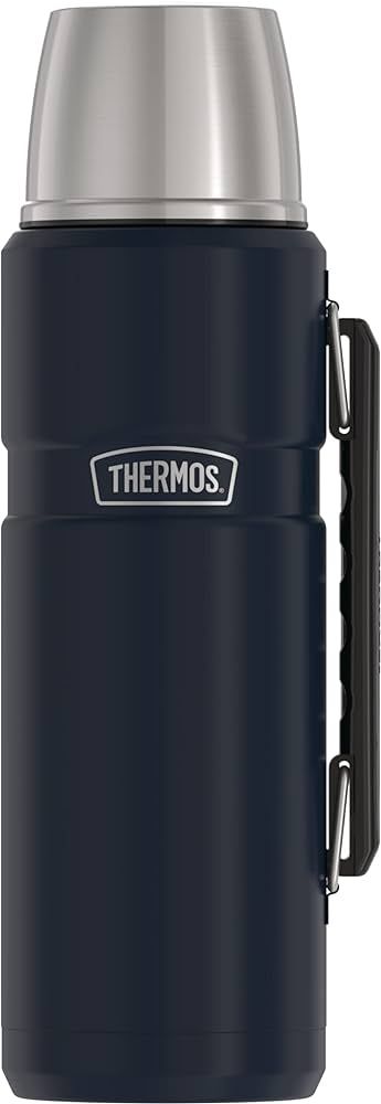 THERMOS Stainless King Vacuum-Insulated Beverage Bottle, 68 Ounce, Midnight Blue | Amazon (US)