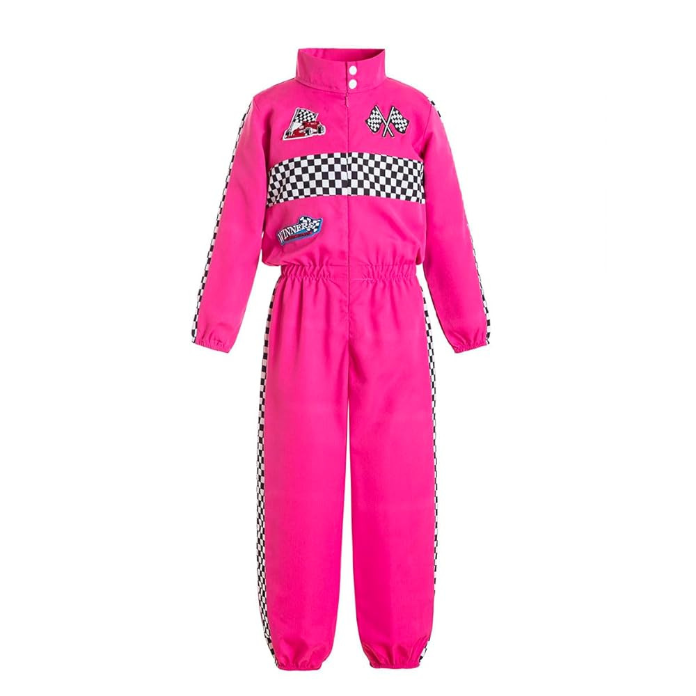 Boy Girl Kid Racer Uniform Costume Kids Racing Jumpsuits Race Car Driver Suit | Amazon (US)