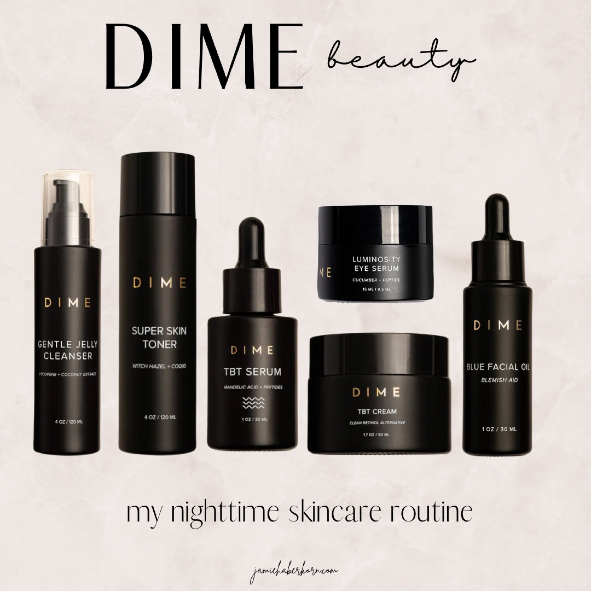 My nighttime skincare routine using DIME products that are clean, effective, & healthy -


#dimebeauty #skincare #cleanskincare #cleanproducts #cleanskincareproducts #dimeskincare #dimeproducts 

#LTKunder50 #LTKbeauty