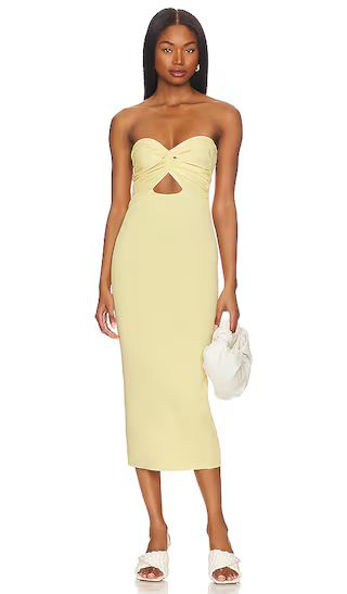 Maia Dress in Lemon Yellow | Revolve Clothing (Global)
