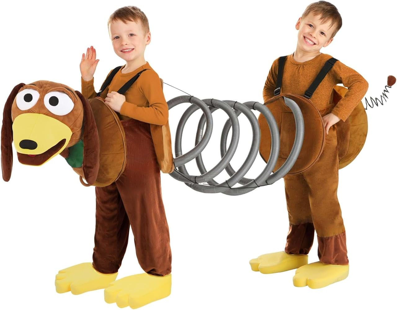 Pixar Toddler Toy Story Slinky Dog Costume, Disney Movie Halloween Costume for Boys and Girls | Amazon (US)