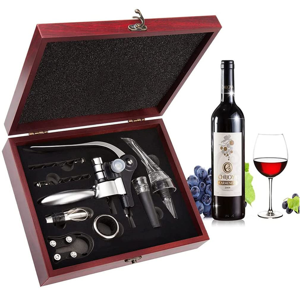 Wine Opener,Wine Bottle Opener, Wine Accessories Areator Wine Opener Kit, Red wine Corkscrew Set ... | Amazon (US)