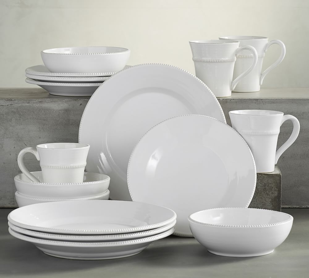 Gabriella Stoneware 16-Piece Dinnerware Set | Pottery Barn (US)